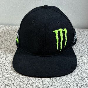 Monster Energy Hat Cap Snapback NHRA John Brittany Force Top Fuel Driver Logo